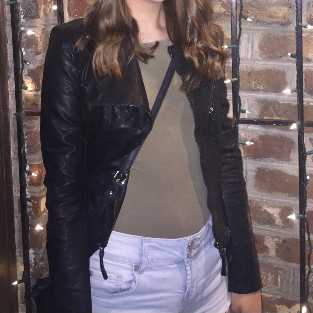 Leather jacket